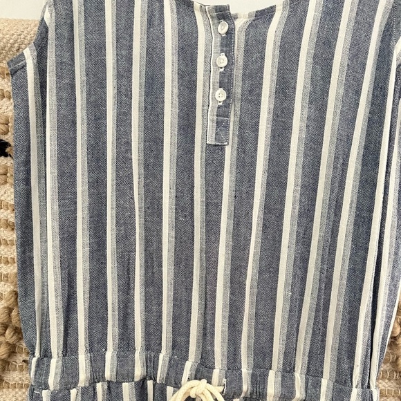 CLOTH & STONE | Anthropologie JUMPER ROMPER JUMPSUIT NWOT STRIPE - Picture 3 of 11